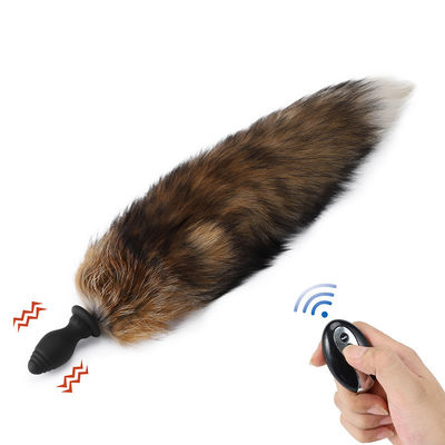 OEM Pilot Foxy Tail Plug Anal 45cm dla kobiet Gry BDSM