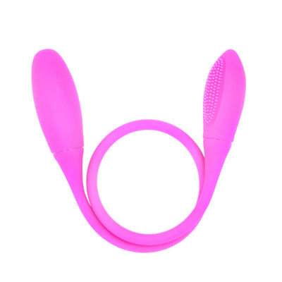 Bezprzewodowy pilot zdalnego sterowania LGBT Sex Zabawki Dual Ended Dildo 60mm