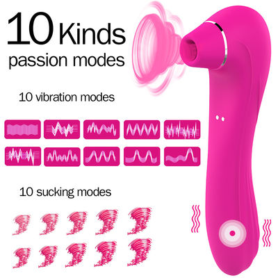 Zmywalne wibratory erotyczne dla dorosłych Flicking Tongue Toy 10 prędkości 190mm