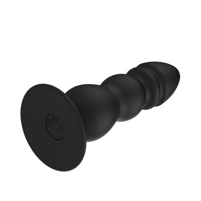 Czarny 10 prędkości Anal Sex Toys Męski wibrator pierścieniowy 11,3 cm Dyskretne opakowanie