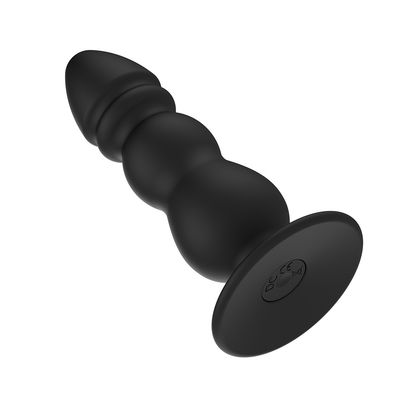Czarny 10 prędkości Anal Sex Toys Męski wibrator pierścieniowy 11,3 cm Dyskretne opakowanie