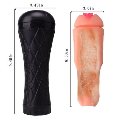 ABS TPE Realistyczne męskie zabawki do masturbacji 24 cm Oral Vaginalle