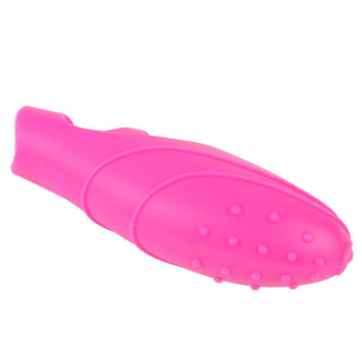 Wodoodporny silikonowy rękaw G Spot Finger 9 cm wibrujący pocisk