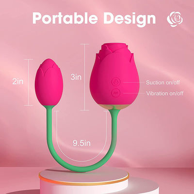 IPX7 Rose Ssanie Pilot Love Egg Food Grade Silicone