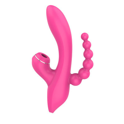 Wibrator ssący 3 w 1 G Motion Rabbit Różdżka 500 mAh 7 Tryb wodoodporny