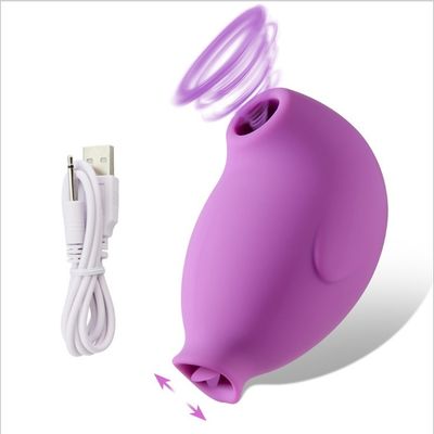 ROHS 10 Tryb wibracji Elektryczny wibrator do ssania języka dla kobiet