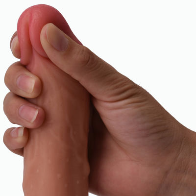 10 częstotliwości Teleskopowy seks analny Dildo 23 cm Bezprzewodowy pilot zdalnego sterowania