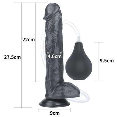 11 cali 22 cm Realistyczne wytryskujące dildo Wodoodporna masturbacja