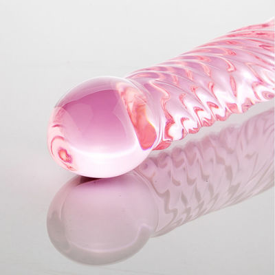 17cm Ogromne szkło kryształowe Sex Toy Sztuczne dildo Bez zapachu Zatwierdzone przez CE