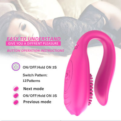 Erotyczny bezprzewodowy wibrator Sex Toy G Spot Stymulator łechtaczki w kształcie litery U