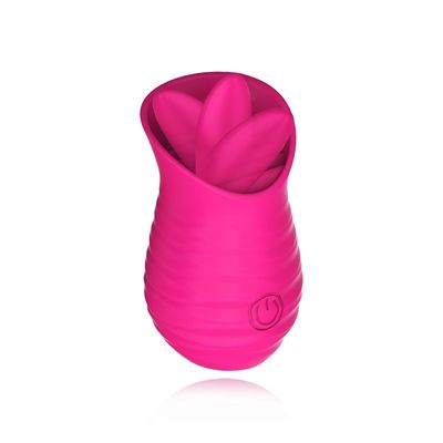 USB Charging Rose Red Wibrator Sex Toy Egg Elektryczny masażer do lizania 7000RPM