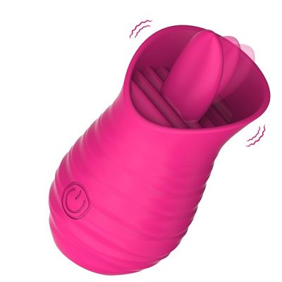 USB Charging Rose Red Wibrator Sex Toy Egg Elektryczny masażer do lizania 7000RPM