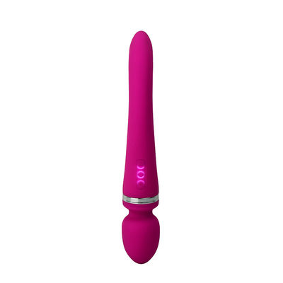 10 prędkości Potężna cicha magiczna różdżka Podwójny silnik 22 cm Przyjazny dla skóry