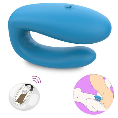 2 silniki typu U Wibrator Sex Toy Silikon ABS Bezprzewodowy pilot zdalnego sterowania ODM