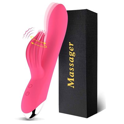 Podwójny silnik silikonowy wibrator Sex Toy 50db Niski poziom hałasu nietoksyczny wielofunkcyjny