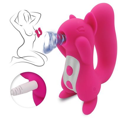 10 częstotliwości Sutek Clit Wibrator Sex Toy Squirrel Sucker ROHS Approved