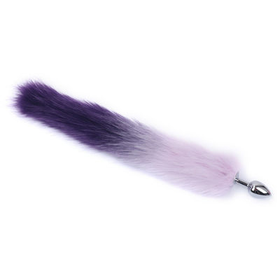 Metal Butt Bunny Tail Toy 40cm Anal Plug Tail Zestaw spinek do włosów OEM