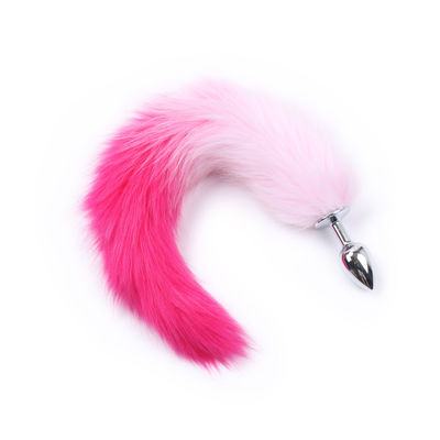 Metal Butt Bunny Tail Toy 40cm Anal Plug Tail Zestaw spinek do włosów OEM