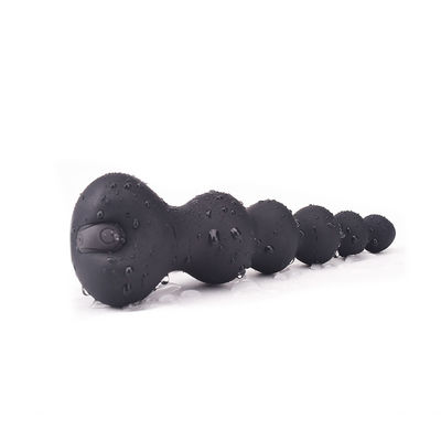 Pilot Anal Sex Zabawki Koraliki analne Plug Podwójna wibracja 16cm