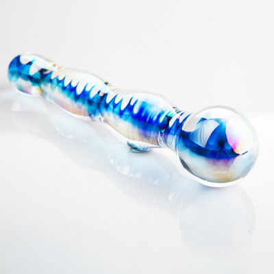 Unisex Double Ended Glass Sex Wand Anal Sex Toy 20cm dla dorosłych
