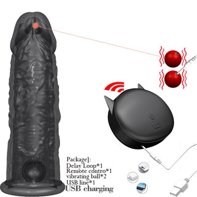 Ultra miękki pasek z prawdziwym odczuciem na dildo 14 cm wodoodporny nieinwazyjny