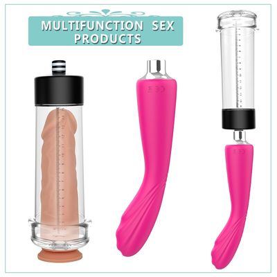 Elektryczne Powiększ Penisa Męskie Sex Zabawki Wyświetlacz LCD USB Akumulator 15 cm