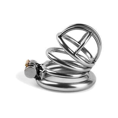 Męskie zabawki erotyczne ze stali nierdzewnej Cock Chastity Cage Męskie urządzenie Chastity 50mm
