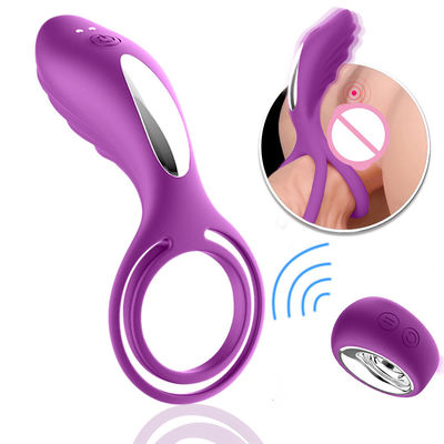 Mężczyzna opóźnienie wytrysku Pierścień na penisa Sex Toy Love Ring Wibrator ROHS
