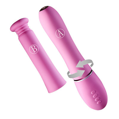 ROHS Wifi APP Control Silikonowy teleskopowy Dildo z kamerą endoskopową