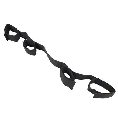 SM Gry BDSM Sex Fetysz Bondage Nylon Noga Kostka Niewolnik Kajdanki 57cm