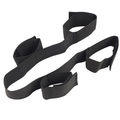 SM Gry BDSM Sex Fetysz Bondage Nylon Noga Kostka Niewolnik Kajdanki 57cm