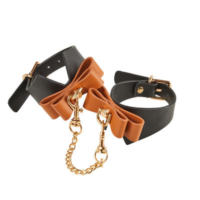 9 sztuk Skórzane SM Sex Fetish Bondage Kajdanki Sutek Zaciski Kołnierz Gag Whip Lina
