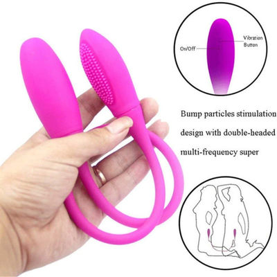 Bezprzewodowy pilot zdalnego sterowania LGBT Sex Zabawki Dual Ended Dildo 60mm