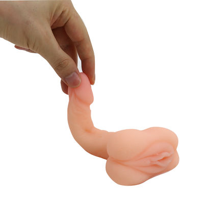 TPE Realistic Big Dildo Realistyczny automatyczny kubek Masturbator 20cm