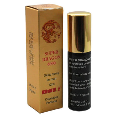 Szybko działający odczulacz męski Super Dragon 6000 w sprayu 10 ml odżywczy